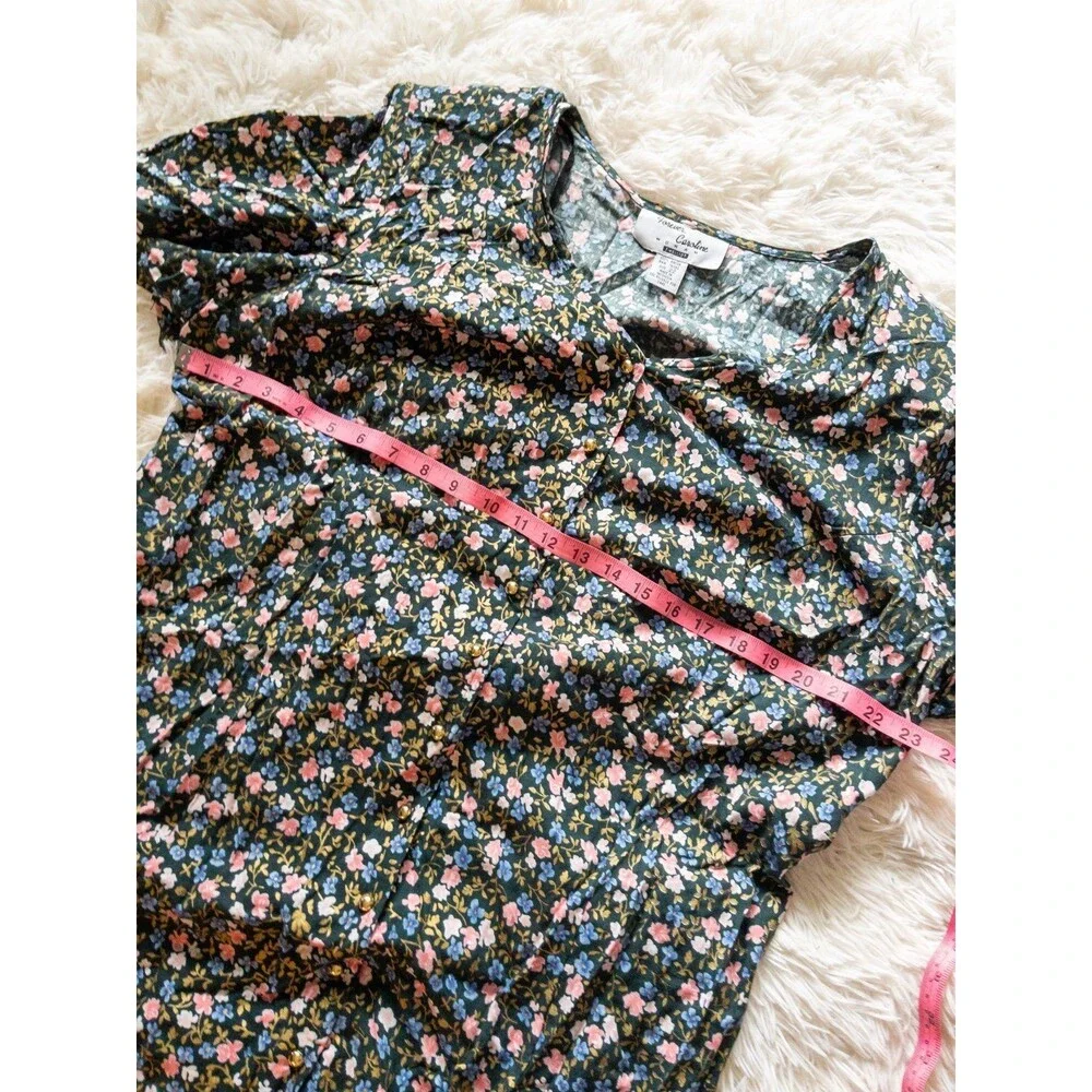 Vintage Forever Caroline by Jim Elliot Floral Mid Length Plus Size Dress size 22 - Picture 6 of 8